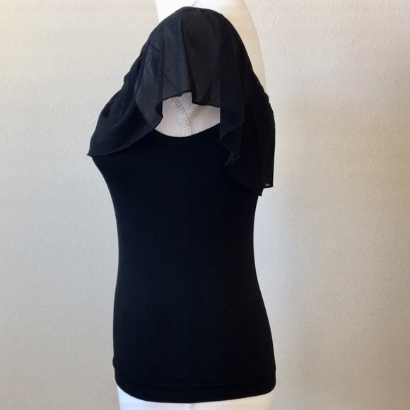 BLACK TULA SEAMLESS STRETCH TOP - Picture 5 of 10